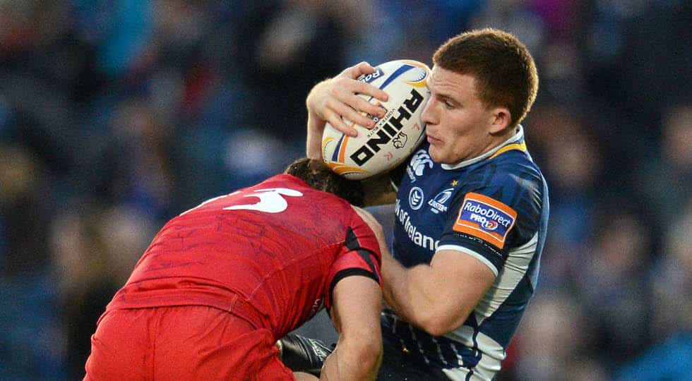 Ballon RHINO pendant un match de PRO 12 en angleterre