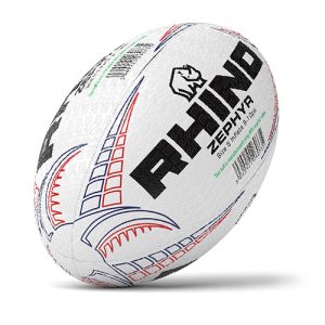 Ballon de rugby recyclé ZEPHYR – ballon d'entraînement écoresponsable en caoutchouc recyclé