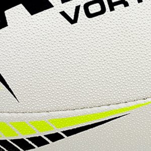 Détail du grip Multiplex du ballon de rugby professionnel RHINO VORTEX PRO XV
